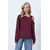 Trend Alacati Stili Ženska bluza Alc-X14574, Bordo