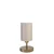 Opviq Stona lampa E27 Socket, Krem-Zlatna