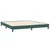 Box Spring krevet bez madracem tamnozeleni 200x220 cm baršun