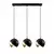 Opviq Luster Berceste 252 S1, Metalni, Crni