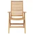 Stolica 8 pcs Smeđa 64.5 x 52 x 108 cm Čvrsto teak drvo