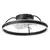 Eglo 35193 - LED RGBW prigušiva stropni ventilator MALINSKA LED/36W/230V crna + daljinski upravljač