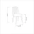 Hanah Home Stolica Stormi, 47x89x46 cm, Antracit