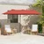 Suncobran Terakota 372 x 198 x 243 cm Poliester i aluminij