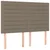 Vidaxl Box spring postelja z vzmetnico taupe 140x200 cm blago