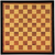 Lesena dvostranska šahovnica Abbey 49,5x49,5x1,5 cm