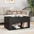 Kava Stol Crni hrast 80 x 50 x 40 cm Konstruirano drvo