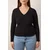 Trendyol Curve Ženska bluza Tbbaw26Af00052, Crna
