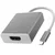 Qoltec adapter USB-C 3.1 | HDMI | 4K | MHL | aluminij