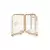 Konges Slojd kovček TRANSPARENT TRAVEL SUITCASE