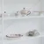 Bordo rdeča/slonokoščena porcelanasta skledica Cyril – S|P Collection