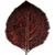 Servirni krožnik v obliki lista Costa Nova Riviera Hydrangea Leaf 21,8 x 19,1 cm, Vigne Red