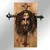 Wallity Zidna dekoracija Jesus, 48 x 57,5 cm, Crna