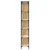 Regal za knjige sa 6 razina boja hrasta 76 x 32 x 192 cm drveni