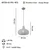 Opviq Luster Tormes-03-P01-WD, O28, 14cm, IP20 Bež-zlatne boje