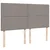 Vidaxl Box spring postelja z vzmetnico taupe 180x200 cm blago