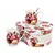 Komplet porcelanastih skodelic 2x350ml kot darilo Klasična Rose