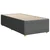 Vidaxl Box spring postelja z vzmetnico temno siva 100x200 cm blago