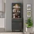 Hanah Home Ledli ormarić za kafe kutak 60 × 179 × 41,8 cm, antracit