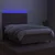 Vidaxl Box spring postelja z vzmetnico LED taupe 140x190 cm blago