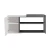Hanah home Cipelarnik Antracit-Beli