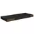 Plutajuće zidne police 2 kom crne 60 x 23,5 x 3,8 cm MDF