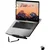 NVV Postolje za laptop NP-20S, Podesivo, Sivo