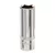Silverline Ključ vtičnice 15 mm 3/8 HEX dolga srebrna črta