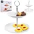 shumee Bel porcelanast pladenj, dvonadstropni, 21 cm