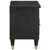 TV ormar s ladicama Crna 80 x 33 x 46 cm Čvrsto drvo manga