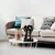 Aberto Design Dekorativna figura Global - 4, 18x30x9 cm, Crna