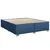 Vidaxl Box spring postelja z vzmetnico modra 180x200 cm blago