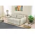 Atelier del Sofa Dvosed na razvlačenje Saros, 155x72x110cm, Beli