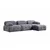 Atelier del Sofa Ugaona garnitura Petite, 290x160 cm, Siva