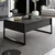 Hanah Home Luxe Sto za dnevnu sobu, Crna