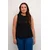 KAFFE CURVE Bluza Lulu črna