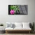 tulup.si Slika na steklu Bamboo flower drops 120x60 cm 2 obešalnika