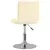 3087460 vidaXL Swivel Dining Chairs 6 pcs Cream Fabric (334211×3)