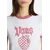 VANS Majica Apple Boom Ringer češnjevo rdeča/bela