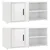 TV ormarić 2 kom sjajni bijeli 80x31,5x36 cm konstruirano drvo