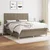 Vidaxl Box spring postelja z vzmetnico taupe 180x200 cm blago