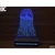 Black Cut 3D Lampa Meduza, Svetloplava