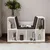 Hanah Home Polica za knjige Livora, 103x63x30 cm, Bela