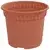 Saksije za biljke 6 pcs Crvena cigla O 12,5 x 10 cm Plastika