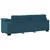 Vidaxl Trosed moder 220x77x82 cm žamet