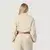GymBeam Women‘s NEO Zip-Up Sweatshirt Almond