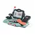 LEAN TOYS Komplet blagajne za igro s trgovino - mikrofon, zvok, terminal