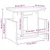 TV stalak Siva Sonoma 50 x 35 x 45 cm Konstruirano drvo
