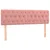 Greatstore Box spring postelja z vzmetnico roza 140x200 cm žamet