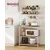 Songmics Kuhinjska polica 40x80x170 cm rjava